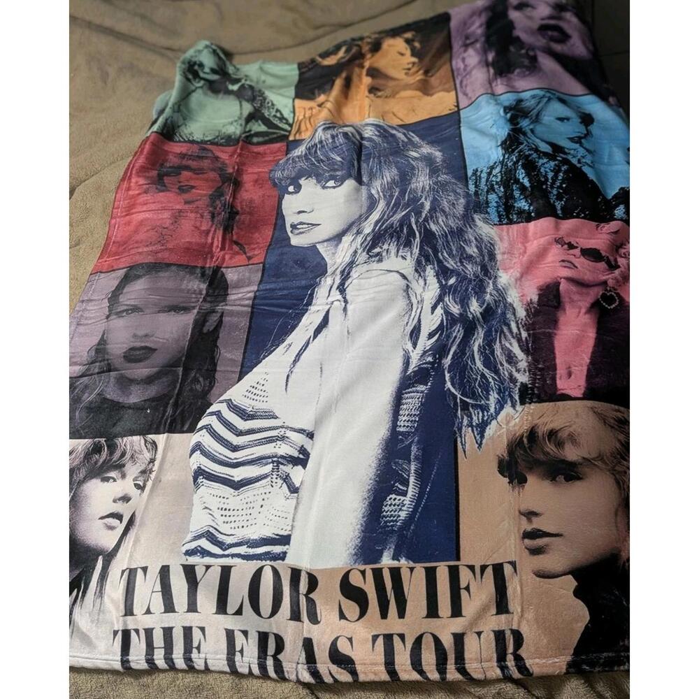 Taylor‎ Swift Throw Blanket 36x48 Album 1989 Lover Reputation Soft Fleece